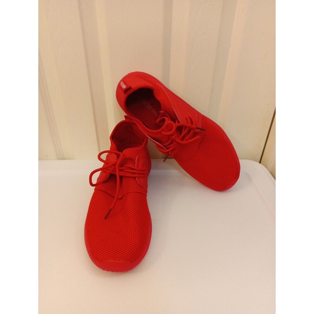 Men's Members Only Red Ace Renewed Knit Active Running Sneaker Size 10